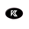 Domed K decal